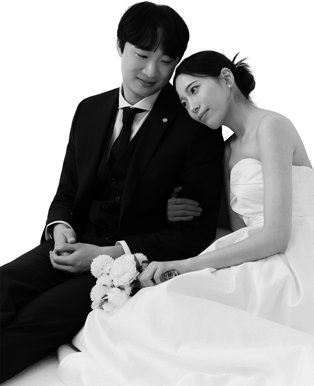 신랑 신부 웨딩사진